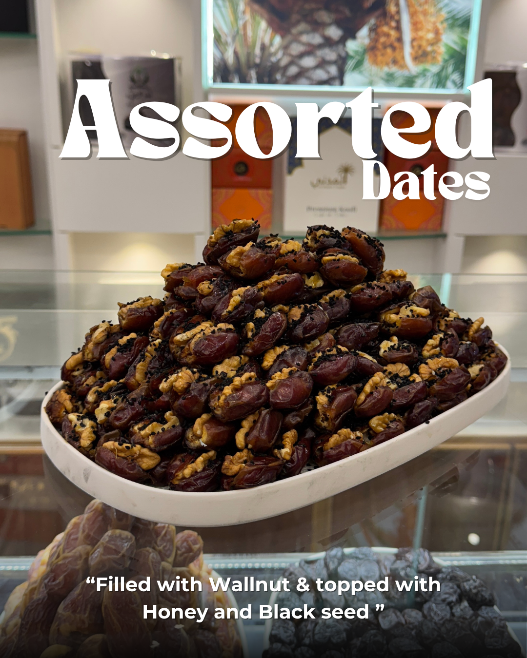 Brown Assorted Dates (Wallnut) 