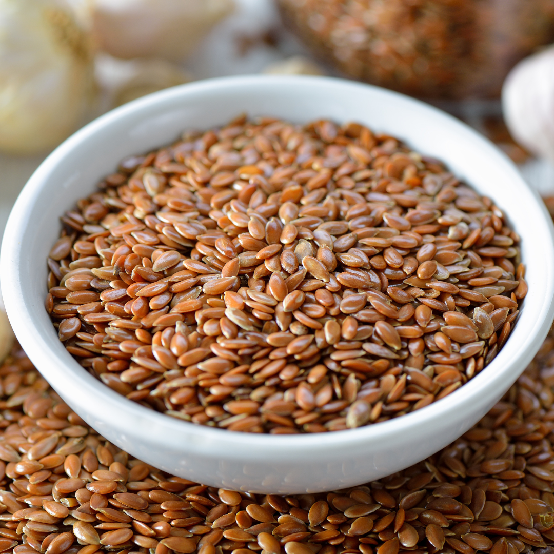 Organic Flax Seeds (Alsi Kay Beej) in premium packaging