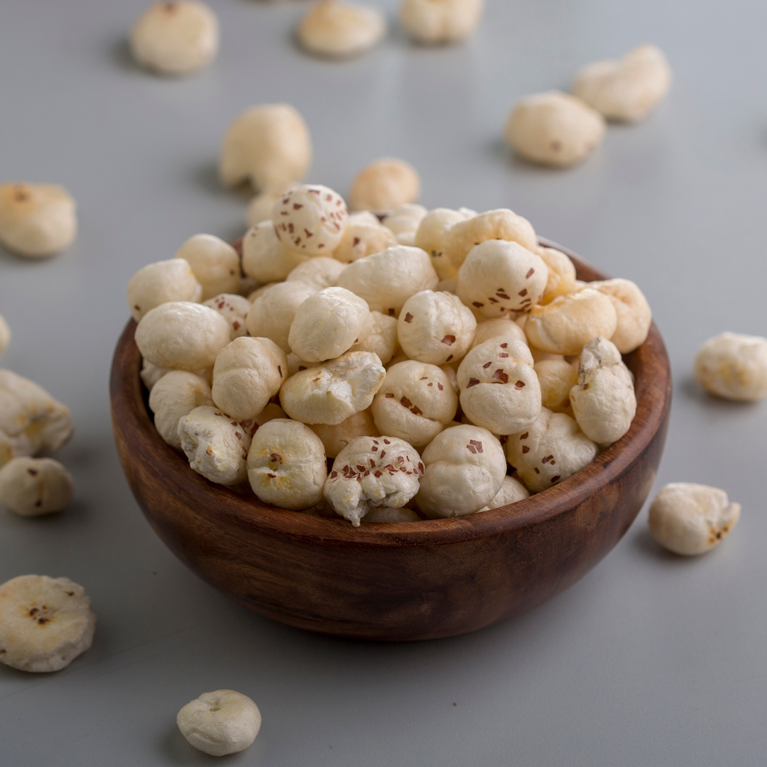 A bowl of fresh, nutrient-rich Lotus Seeds for healthy snacking.
