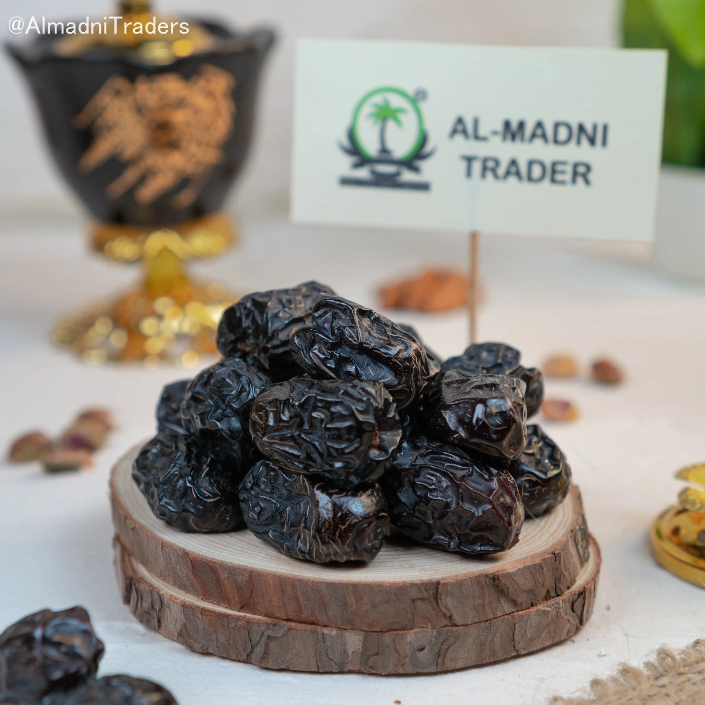 Premium Ajwa Jumbo Dates, fresh and plump, perfect for snacking.
